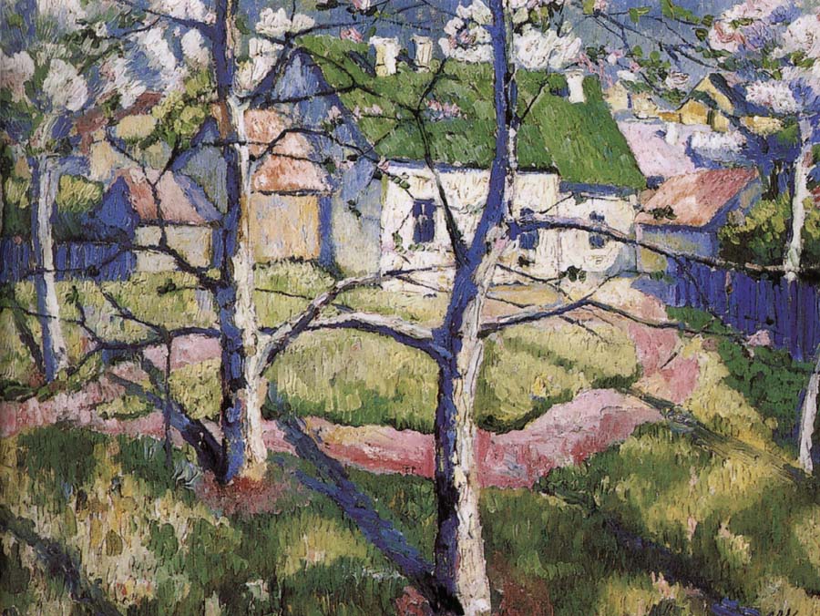 Kasimir Malevich Blooming Apple trees